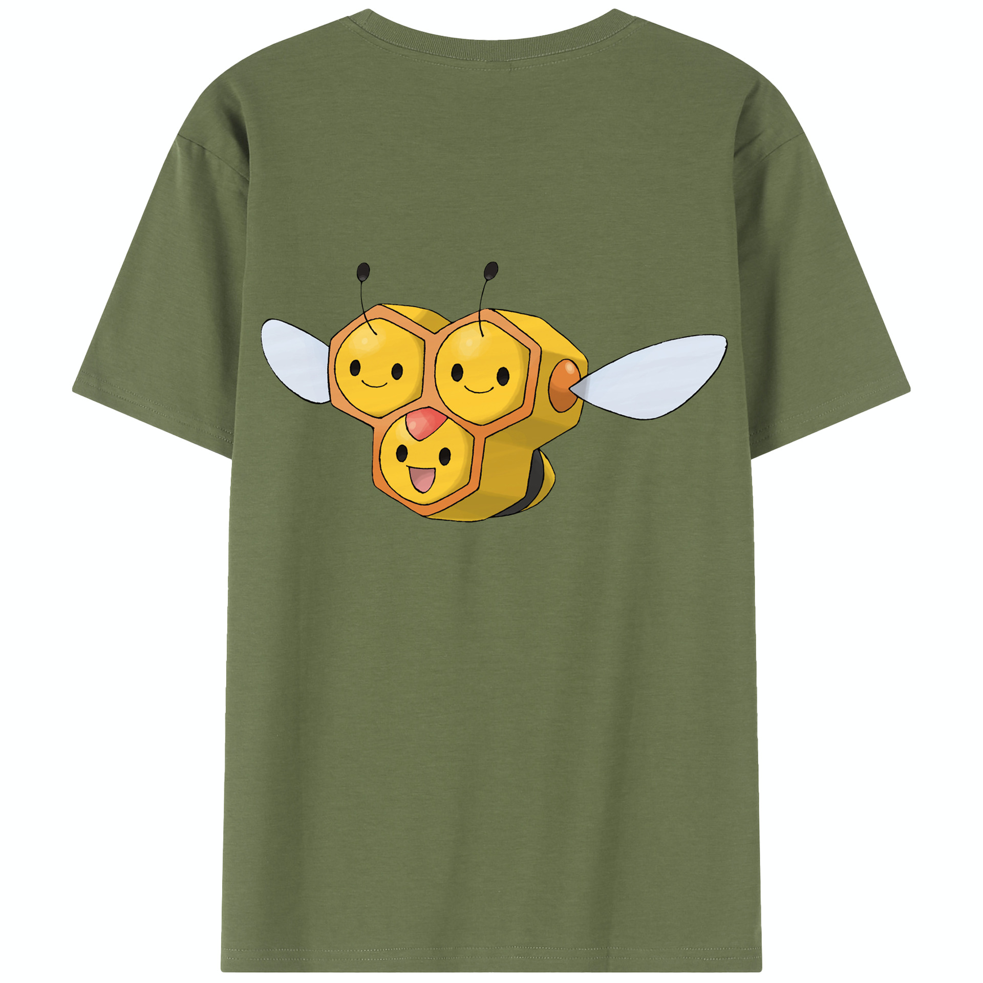 （画像用） ポケットモンスター Pokémon 綿100％半袖Tシャツ（背面プリント）